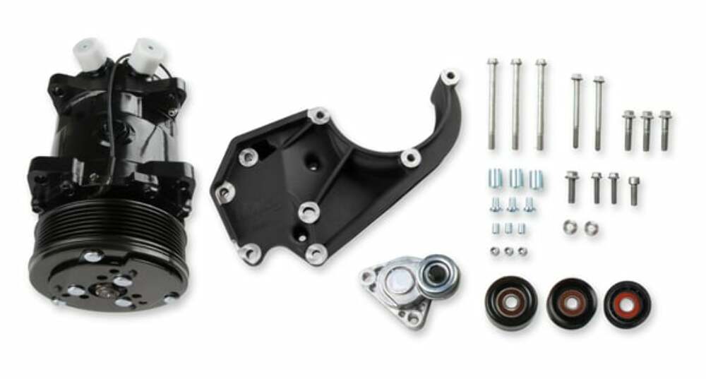 Hooker performance muffler black sd508-a-c-compres-tensioner-pulleys-black-20-141bk