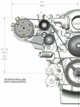 Hooker performance muffler black sd508-a-c-compres-tensioner-pulleys-black-20-141bk