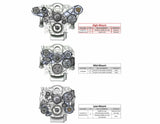 Hooker performance muffler pulleys-20-140