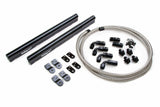 Holley EFI LS Hi-Flow Fuel Rail & Hose & Fittings Fits LS1/LS2/LS3/LS6/L99 intakes -534-210 for 1998-2002 Chevy Corvette black