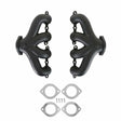 Hooker LS Swap Exhaust Manifolds -Center Dump-Black Ceramic-Multi-Fit-2.50-8504-3HKR