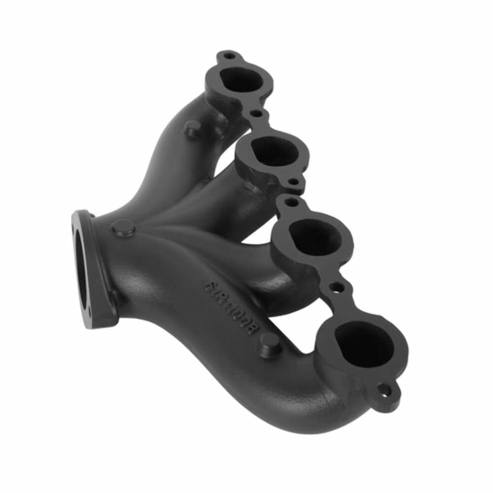 Hooker LS Swap Exhaust Manifolds -Center Dump-Black Ceramic-Multi-Fit-2.50-8504-3HKR
