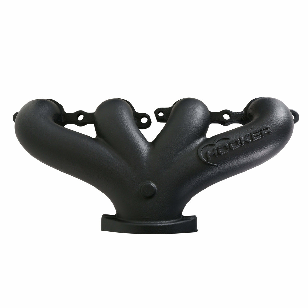 Hooker LS Swap Exhaust Manifolds -Center Dump-Black Ceramic-Multi-Fit-2.50-8504-3HKR