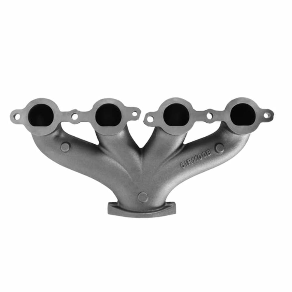 Hooker LS Swap Exhaust Manifolds -Center Dump-Natural Cast-Multi-Fit-2.50-8504HKR