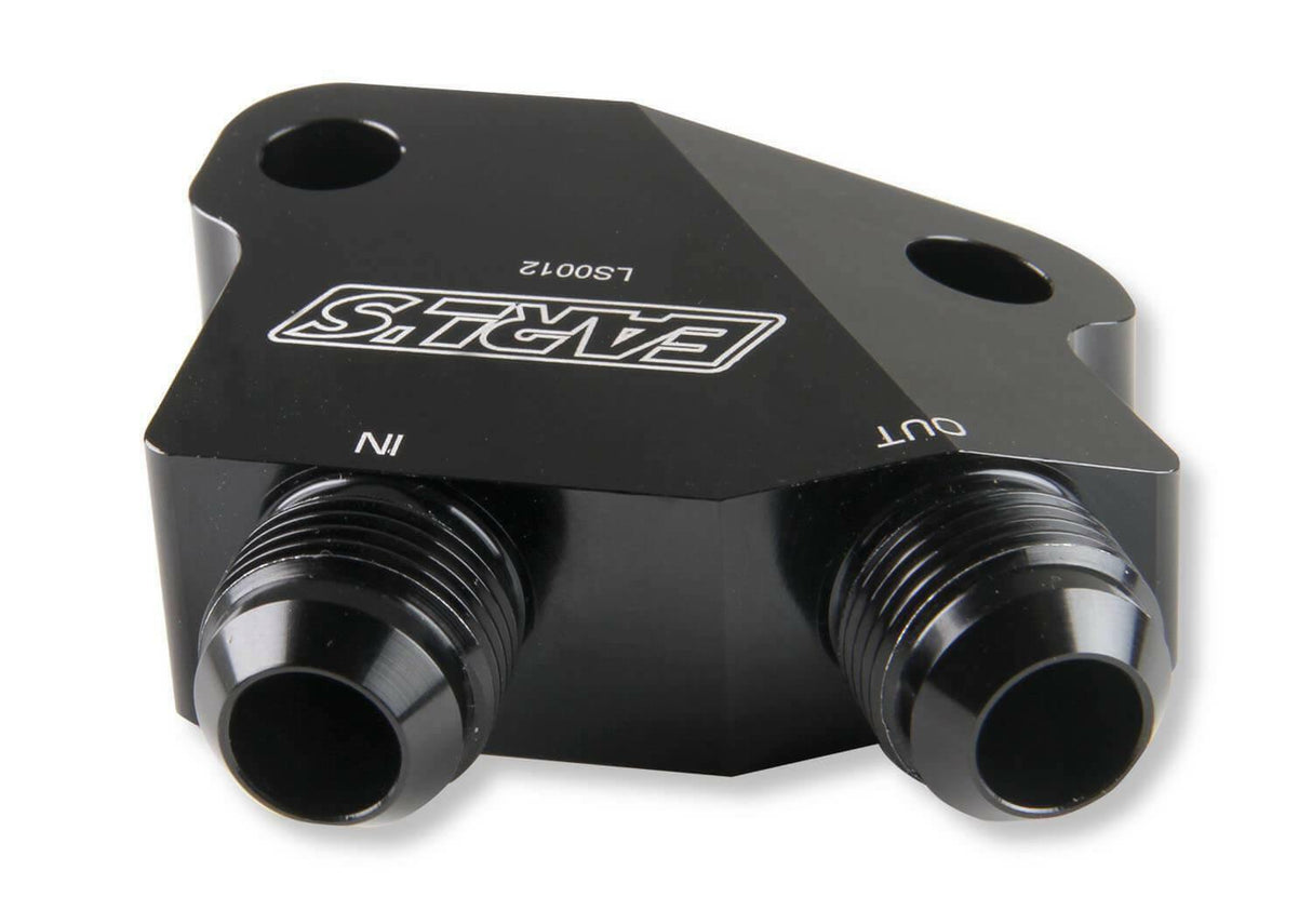 Earls LS Side Mount Oil Cooler Adapter - LS0012ERL