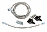 LS Steam Tube Kit w/Speed Flex - LS0014ERL AN fitting black aluminum