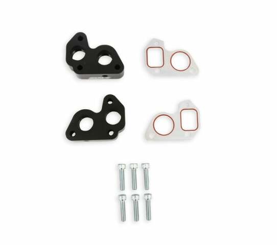 Remote Mount Electric Water Pump Block Adapters - LS0022ERL AN fitting