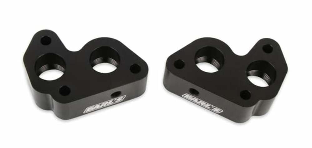 Earls Remote Mount Electric Water Pump Block Adapters - LS0022ERL