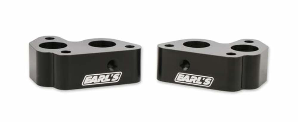 Earls Remote Mount Electric Water Pump Block Adapters - LS0022ERL