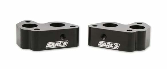 Remote Mount Electric Water Pump Block Adapters - LS0022ERL AN fitting