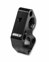 LS0025ERL - Electric Water Pump Block Adapters - Pair - Fits GM LS Engines AN fitting
