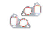 LS0025ERL - Electric Water Pump Block Adapters - Pair - Fits GM LS Engines AN fitting