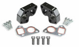 LS0025ERL - Electric Water Pump Block Adapters - Pair - Fits GM LS Engines AN fitting