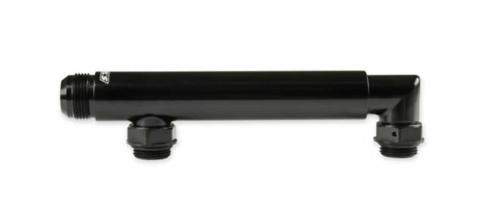Earls Adjustable Coolant Cross-Over Tube -16AN x (2) - 12AN O-RingPort-LS0037ERL