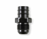 LS0039ERL - GM LS PCV Fitting -10 AN Male - Black Anodized Finish - Fits Many GM OE Valve Covers w/ 3/4 ID on Grommet AN fitting aluminum