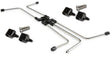 LS Steam Tube Kit w/ Hard Line Tubing and Steam Vent Adapters - LS0041ERL AN fitting black stainless steel aluminum