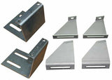60-66 C10 Panel Lowered Seat Brackets-Low Hump Floor & Bench Seat steel