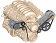 Hooker performance muffler polished aluminum kit-20-138