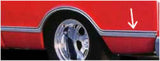 1967-68 Chevrolet C10 Pickup; Bedside Molding-Rear Of Wheel-Longbed LSML05L