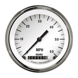 White Hot 3 3/8" Low Speed Speedometer LSWH
