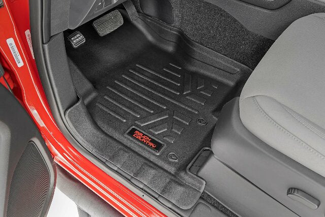 Fits Nissan Frontier 2WD/4WD (2008-2021) Floor Mats; FR & RR; Crew Cab; M-80513