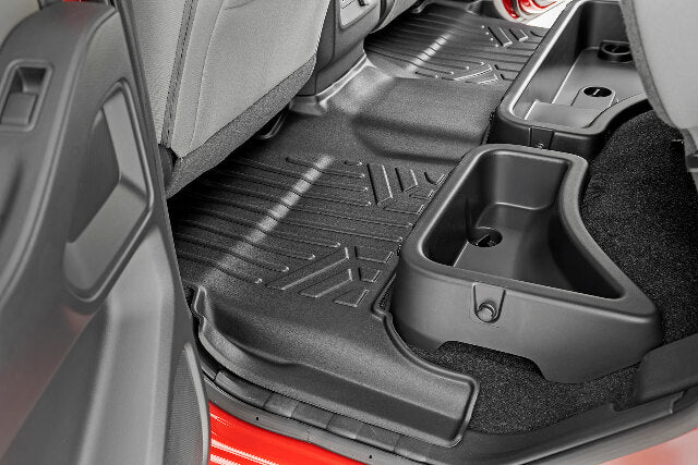 Fits Nissan Frontier 2WD/4WD (2008-2021) Floor Mats; FR & RR; Crew Cab; M-80513