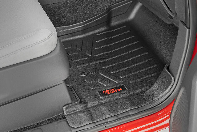 Fits Nissan Frontier 2WD/4WD (2008-2021) Floor Mats; FR & RR; Crew Cab; M-80513