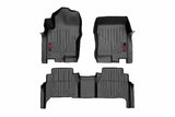 Fits Nissan Frontier 2WD/4WD (2008-2021) Floor Mats; FR & RR; Crew Cab; M-80513