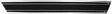 69-72 C/K Series Fleetside Truck Bedside Molding-Lower Rear-Black M0028L-69
