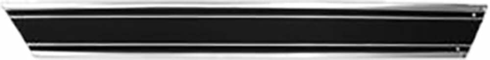 69-72 C/K Series Fleetside Truck Bedside Molding-Lower Rear-Black M0028L-69