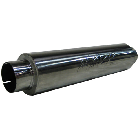 MBRP performance muffler Armor Plus Series T409 stainless steel M91031 4 inch inlet/outlet
