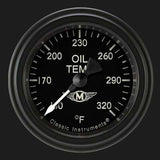 Moal Bomber 2 1/8" Oil Temperature Gauge MA128BLF