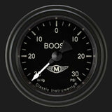 Moal Bomber 2 1/8" Boost/Vac Gauge MA141BLF