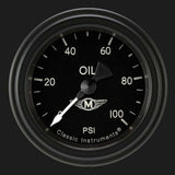 Moal Bomber 2 1/8" Oil Pressure Gauge MA181BLF