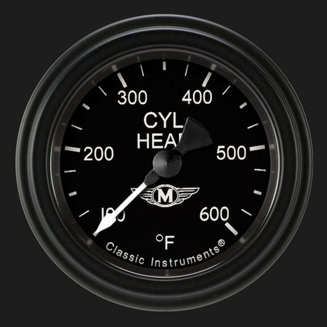 Moal Bomber 2 1/8" Cylinder Head Temp. Gauge MA197BLF