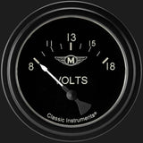 Moal Bomber 2 5/8" Volt Gauge MA230BLF