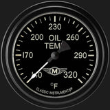 Moal Bomber 2 5/8" Oil Temperature Gauge MA328BLF