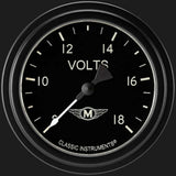 Moal Bomber 2 5/8" Voltage Gauge MA330BLF