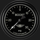 Moal Bomber 2 5/8" Boost/Vac Gauge MA341BLF