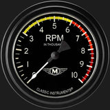 Classic Instruments Moal Bomber 2 5/8" Tachometer MA383BLF