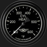 Moal Bomber 2 5/8" Cylinder Head Temp. Gauge MA397BLF