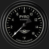 Moal Bomber 2 5/8" Exhaust Gas Temp. Gauge MA398BLF