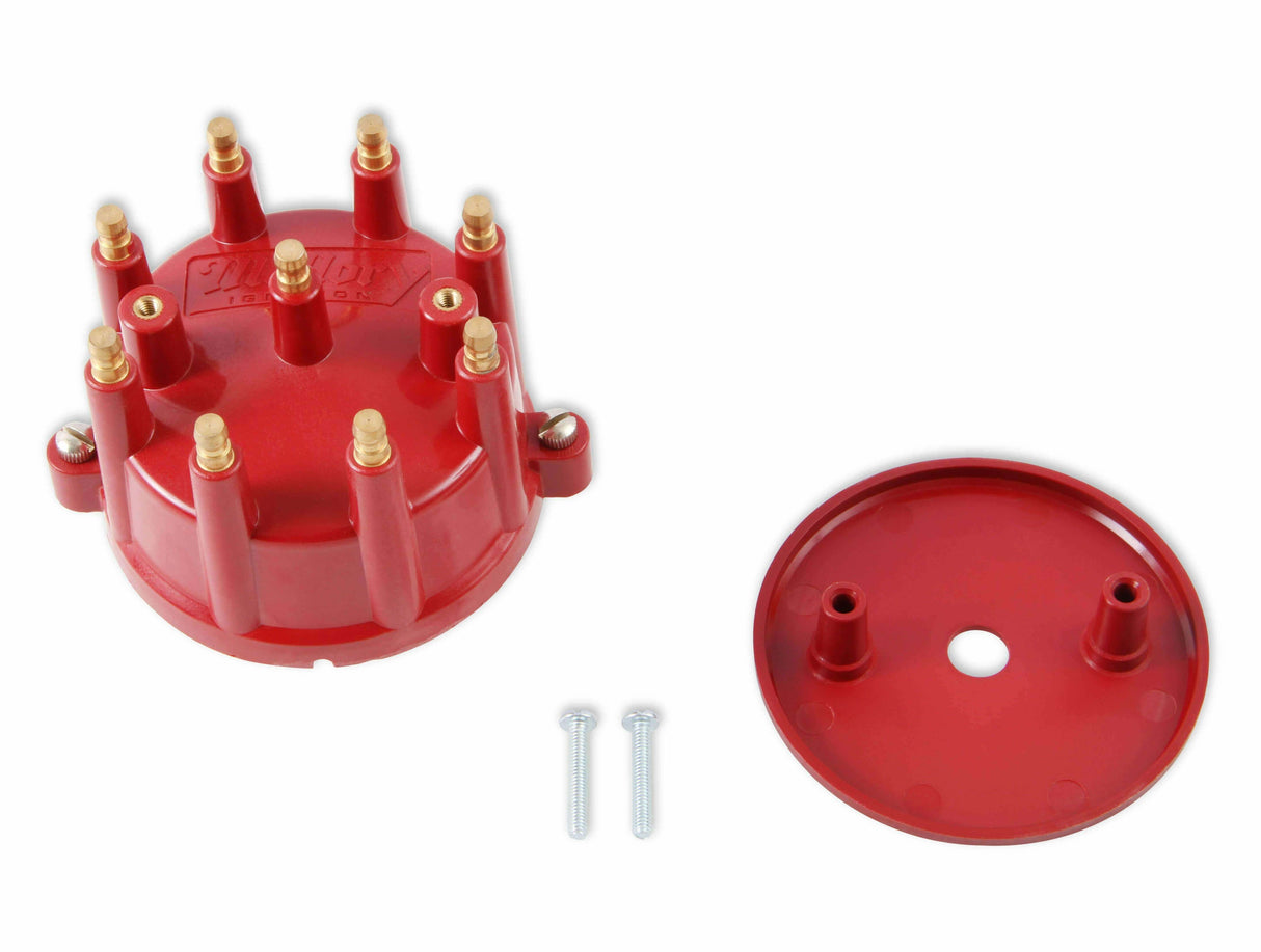 Ignition Distributor t Mallory 208M Mallory Cap, 8 Cylinder Distributor, Screw Down Mallory mallory-208m-mallory-cap-8-cylinder-distributor-screw-down