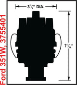t Mallory 3755401 Unilite Distributor fits Ford 351W V8 from 1968 to 1980 Mallory