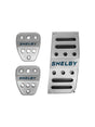 Manual Pedal Covers (200517) fits Ford Mustang 2005-2019 Drake -5S3Z-2457-9735M muscle car polished stainless steel aluminum 6113208