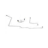 1964-1965 Ford Mustang Complete Brake Line Kit Manual Drums 6 Cylinder Steel MBLK04