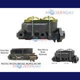 Fits GM Universal Style Cast Iron Master Cylinder MC1921H