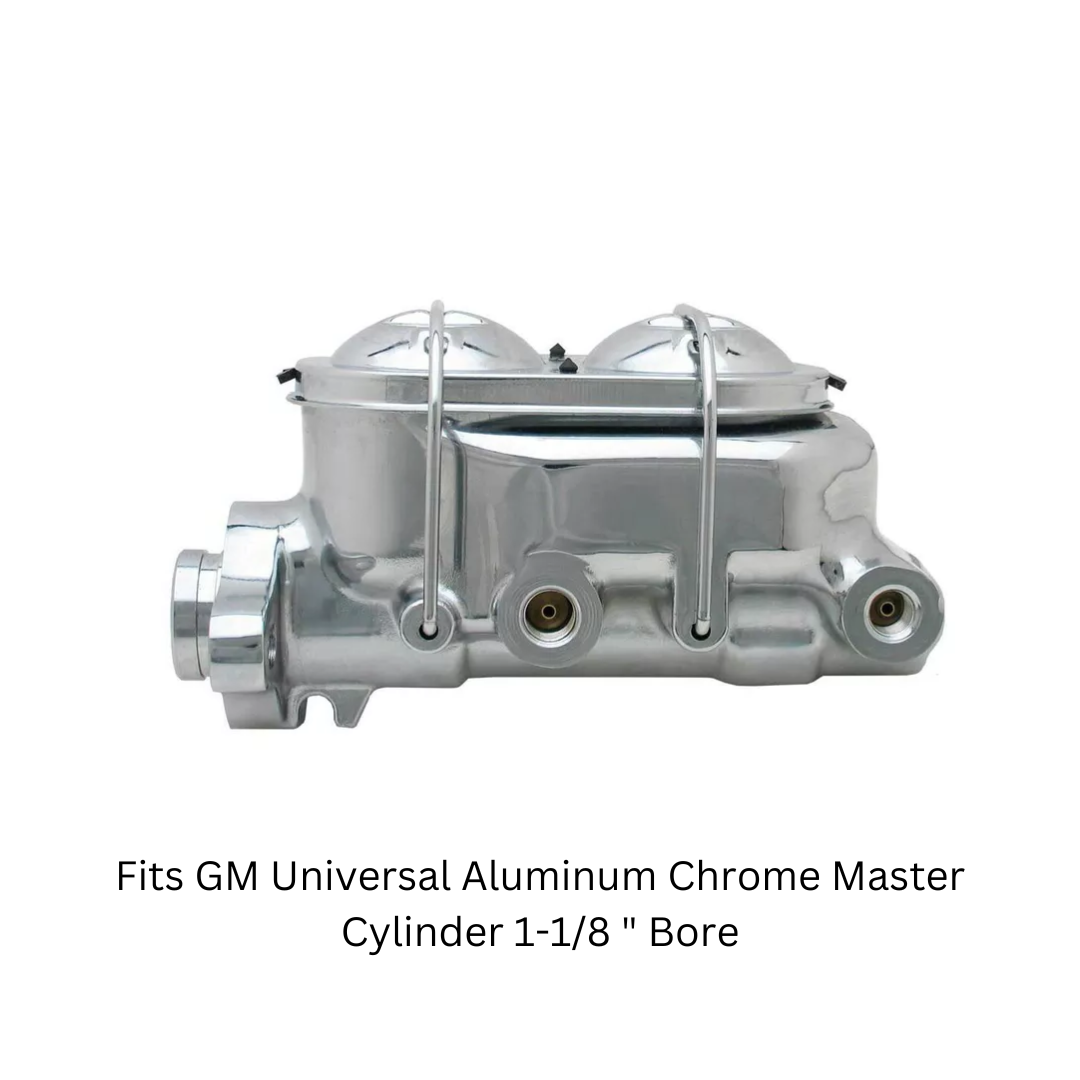 brake master cylinder for Corvette 8 inch aluminum chrome universal mc2912ach MBM