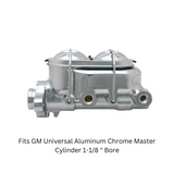 brake master cylinder for Corvette 8 inch aluminum chrome universal mc2912ach MBM