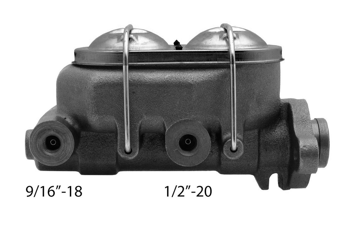 brake master cylinder aluminum chrome mc2912achft MBM
